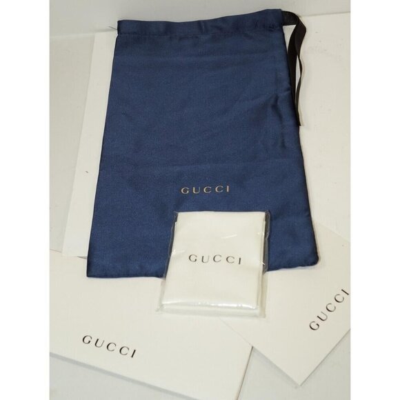 NEW AUTHENTIC GUCCI SUNGLASSES ACCESSORY DRAWSTRING DUST SATIN BAG POUCH… - Picture 6 of 12